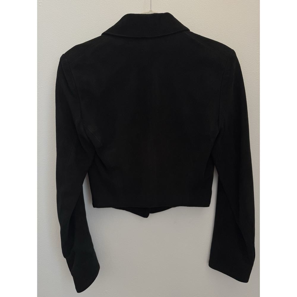 Alaia Vintage Suede Cropped Blazer Jacket - Picture 2 of 7